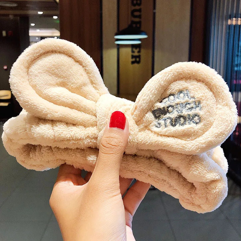 🎀 Fleece Bow Headband 🎀