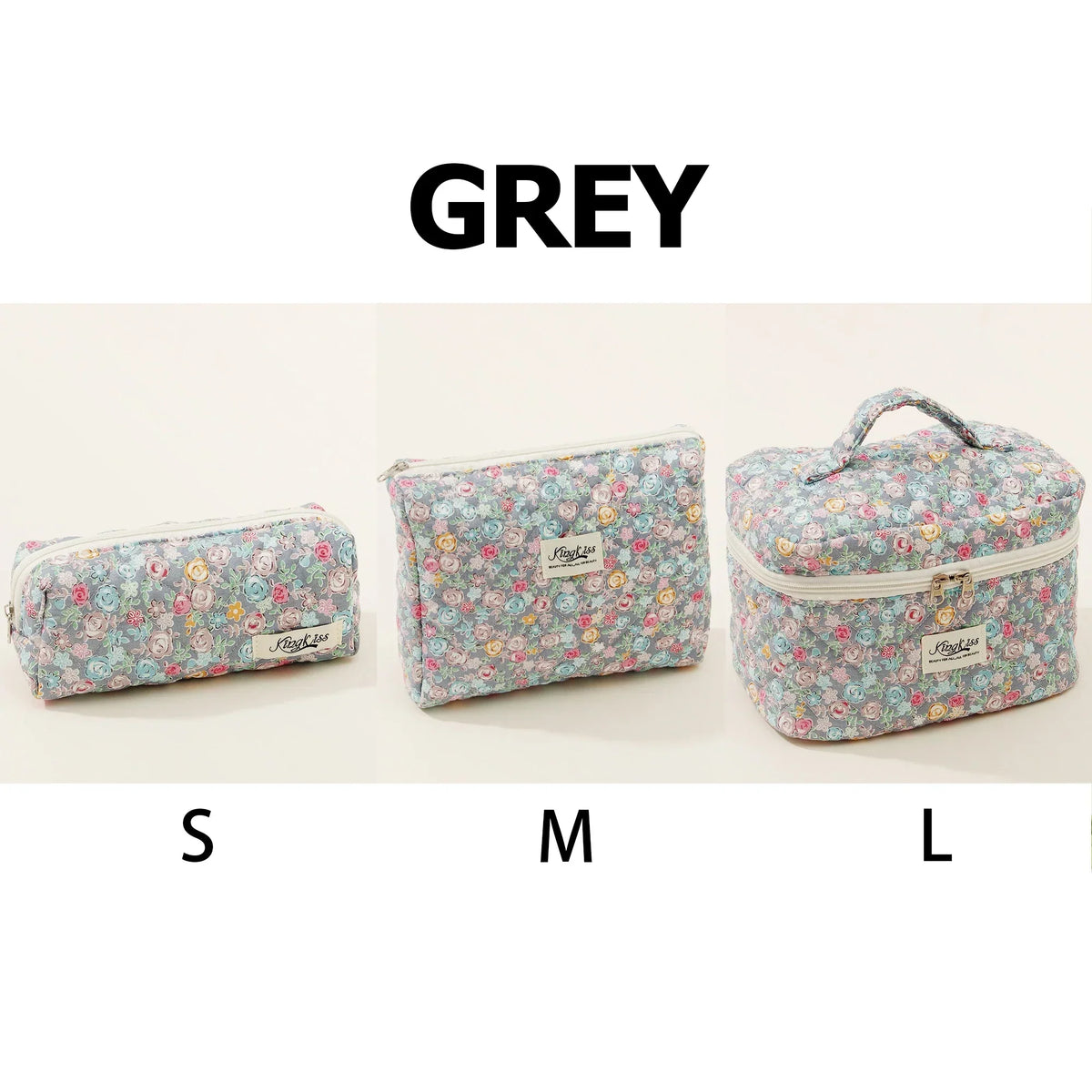 ✨ Cute Quilted Cotton Makeup Bag ✨