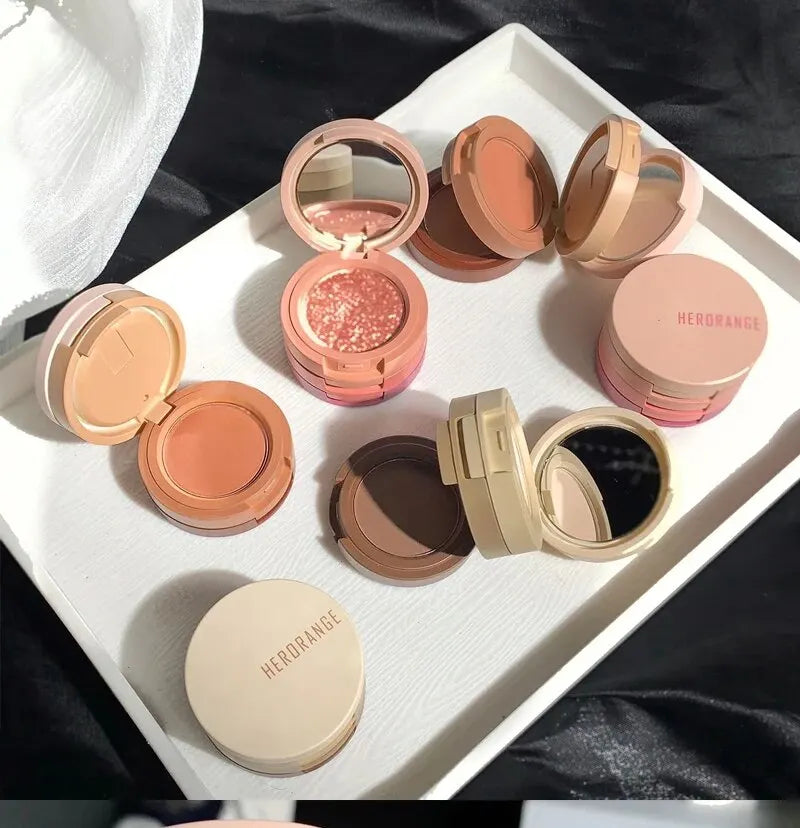 💖 Warna Cute Nude Glitter Eyeshadow Palette 💖