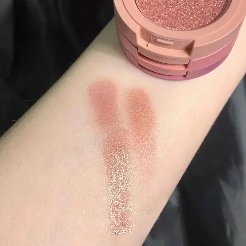 💖 Warna Cute Nude Glitter Eyeshadow Palette 💖