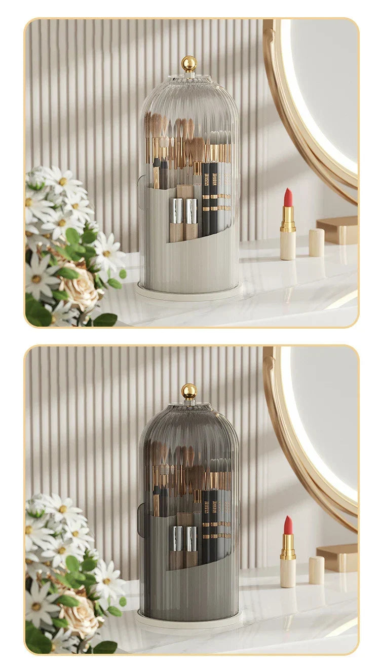 ✨ 360° Rotating Makeup Brush Holder ✨
