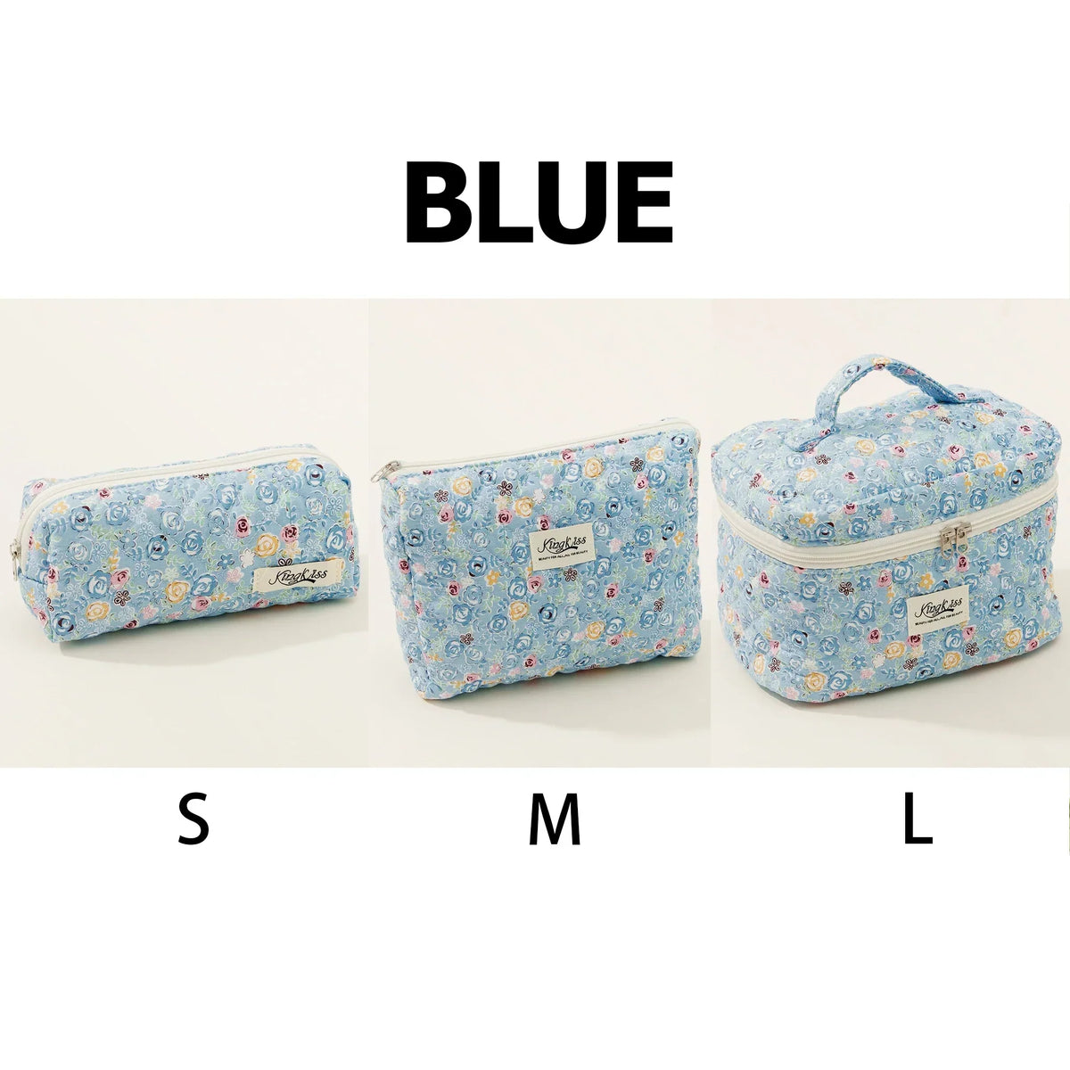 ✨ Cute Quilted Cotton Makeup Bag ✨