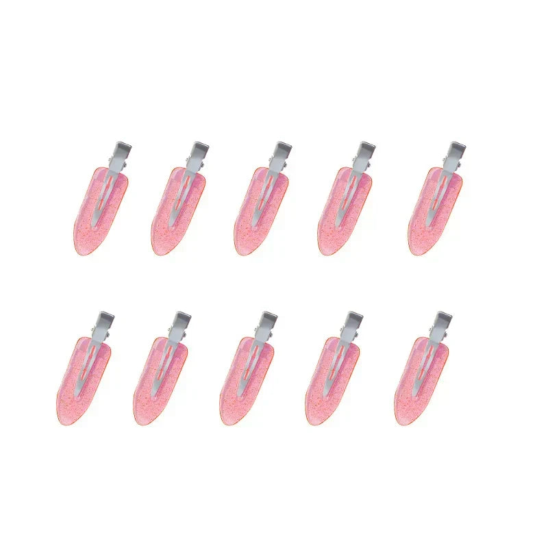 ✨ 10pcs No Crease Hair Clips – Style Without the Bend! ✨