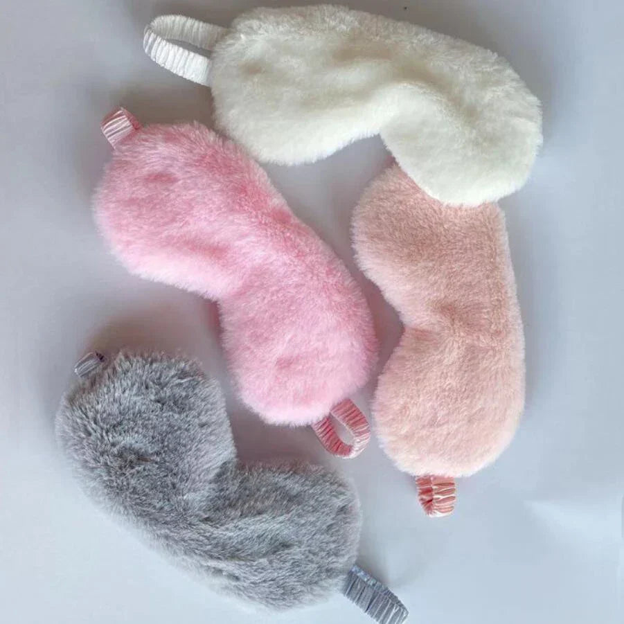 💖 Cute Plush Love Cloud Sleeping Mask 💖