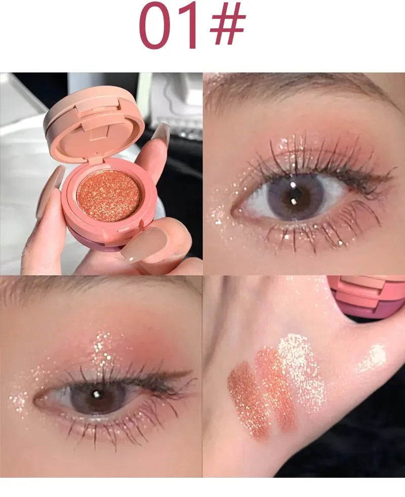 💖 Warna Cute Nude Glitter Eyeshadow Palette 💖