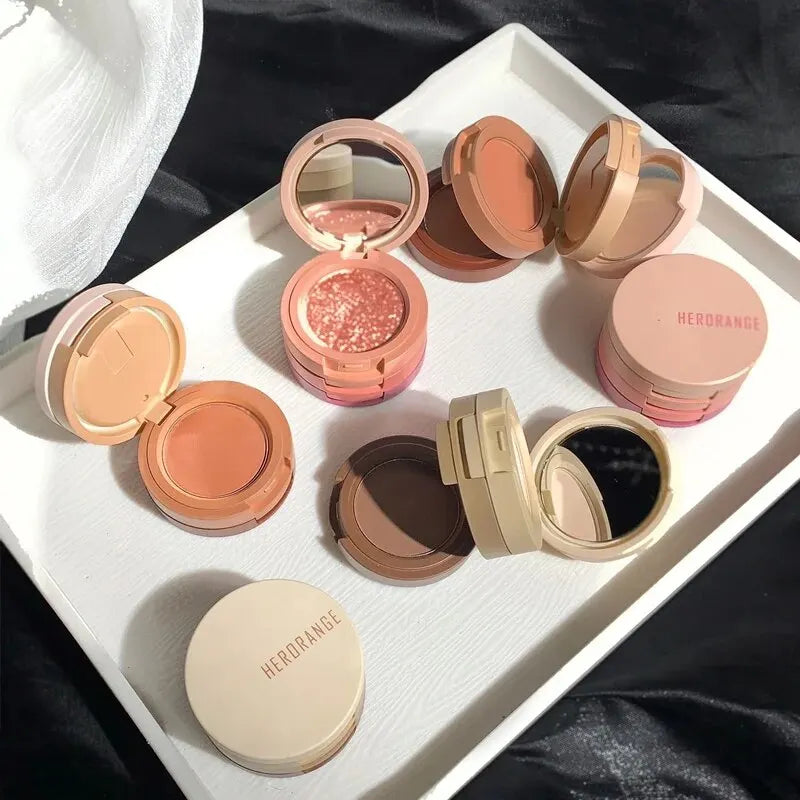 💖 Warna Cute Nude Glitter Eyeshadow Palette 💖