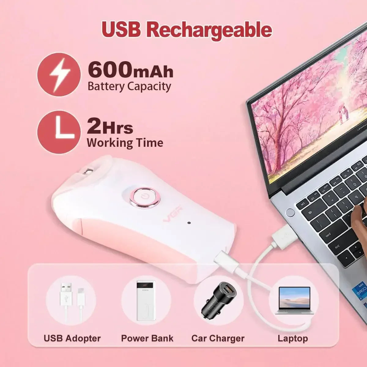 💖 VGR Professional Epilator for Women 💖