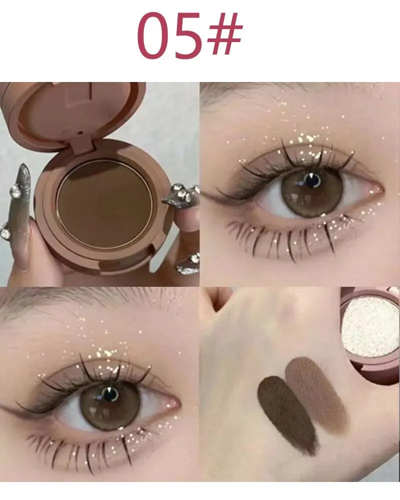 💖 Warna Cute Nude Glitter Eyeshadow Palette 💖