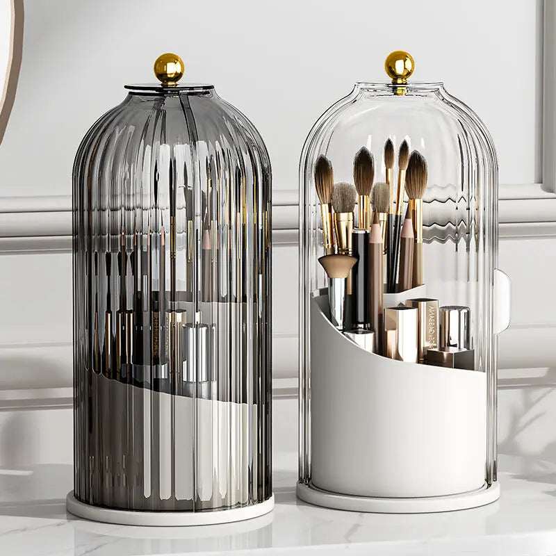 ✨ 360° Rotating Makeup Brush Holder ✨