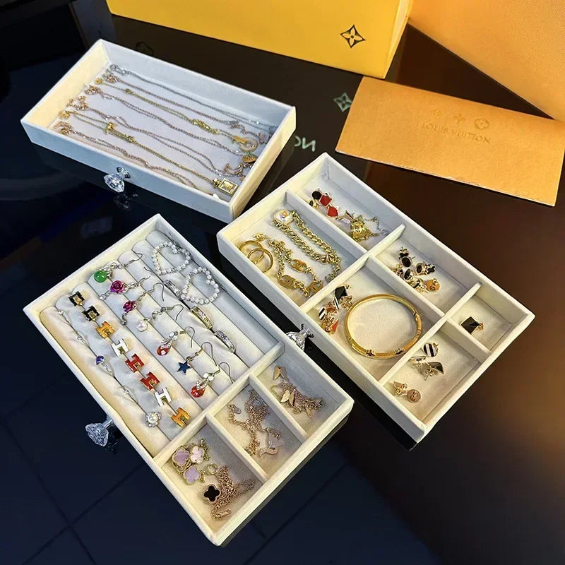 ✨ Acrylic Velvet Jewelry Organizer ✨