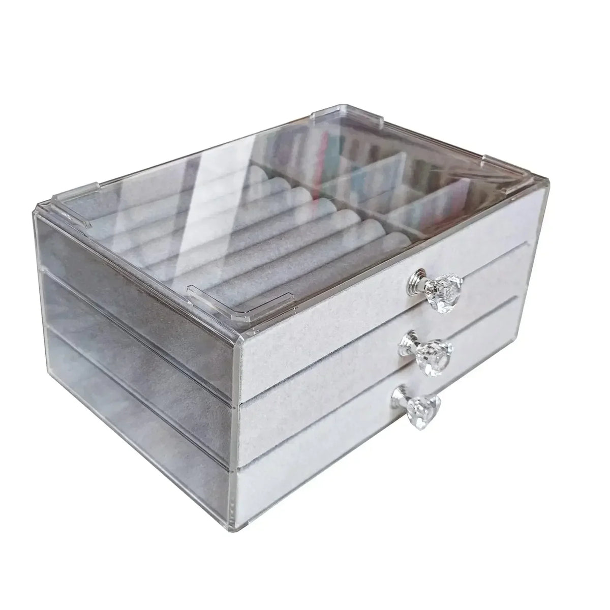 ✨ Acrylic Velvet Jewelry Organizer ✨